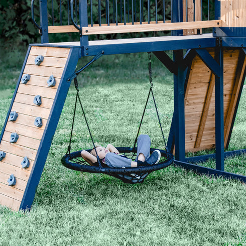 Timber Crossing Swing Set & Climbing Frame