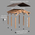6.1m X 3.7m Norwood Carport/Gazebo
