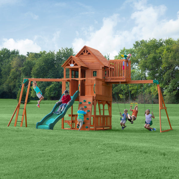 Skyfort II Swing Set & Climbing Frame