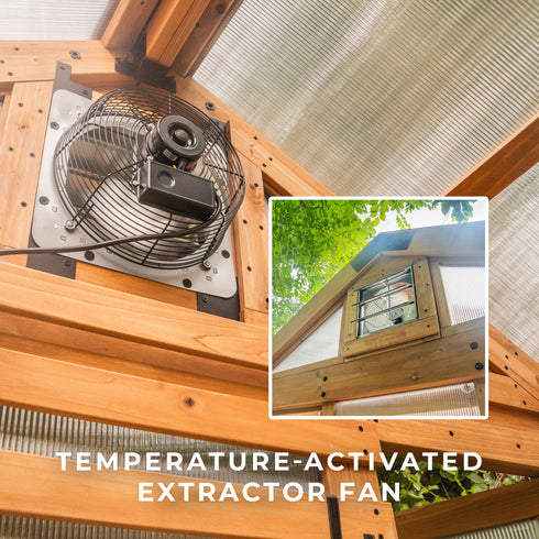 2.7m x 1.8m Bellerose Greenhouse