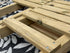 Small 2 Part Camping Chairs, Treated Wood - Set of 2