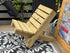 Small 2 Part Camping Chairs, Treated Wood - Set of 2