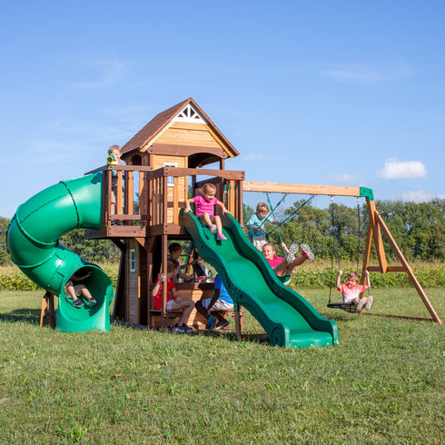 Cedar Cove Swing Set & Climbing Frame