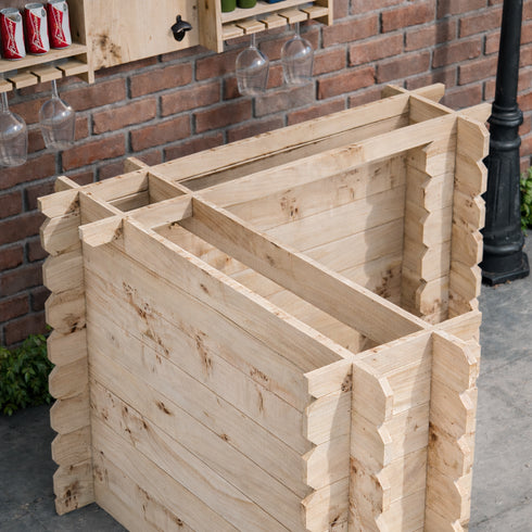 Wooden Interlock Corner Bar