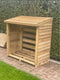 Heavy Duty Outdoor Log Store – Handmade Wooden Firewood Storage with Roof