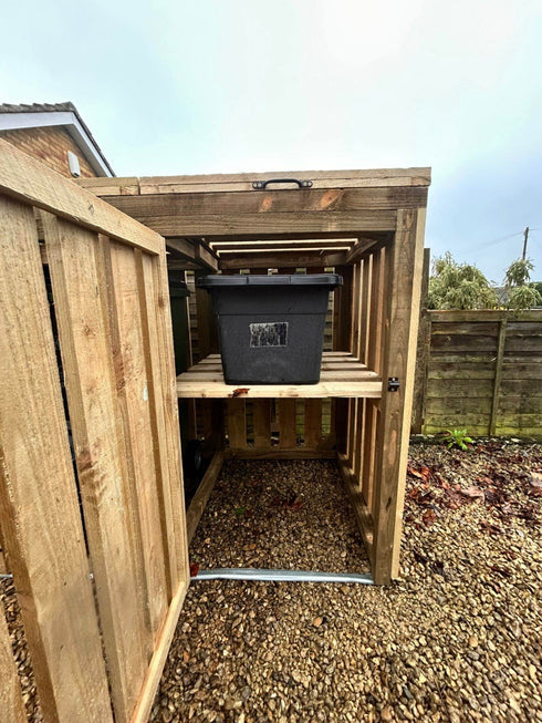 Handmade Wooden Bin Stores