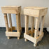 Wooden Interlock Corner Bar + Bars Stools + Shelving Unit Bundle