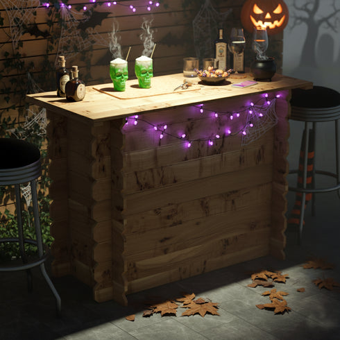 Rustic Wooden Interlock Bar