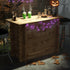Rustic Wooden Interlock Bar
