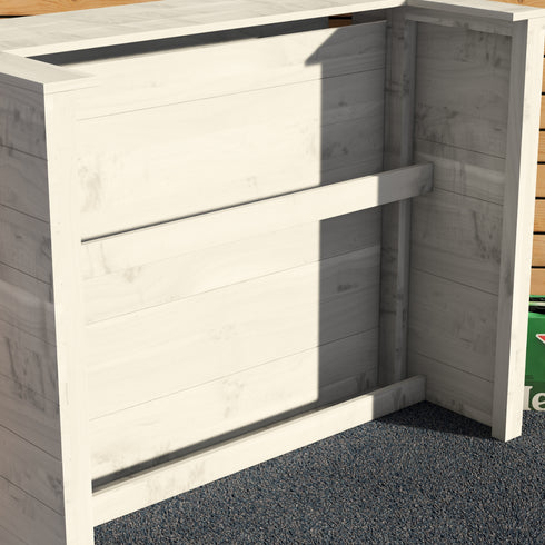 Rustic Wooden Bar - Man Cave Edition