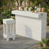 L-Shape Rustic Wooden Garden Bar