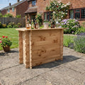 Rustic Wooden Interlock Bar