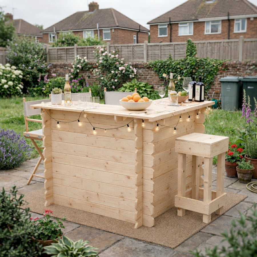 Wooden Interlock Corner Bar