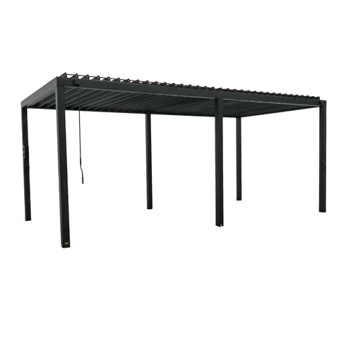 6m X 3m Sarasota Steel Louvered Pergola